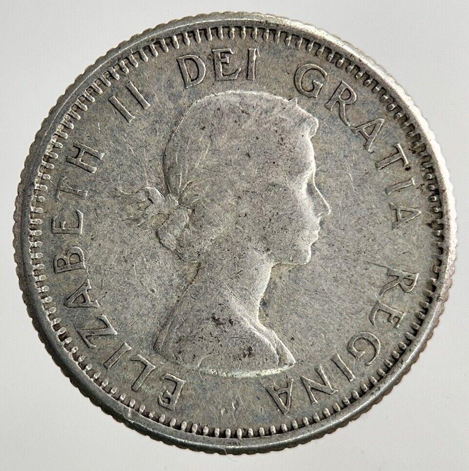 1960 Canada 10 Cents Silver Coin | Fine Collectable Grade