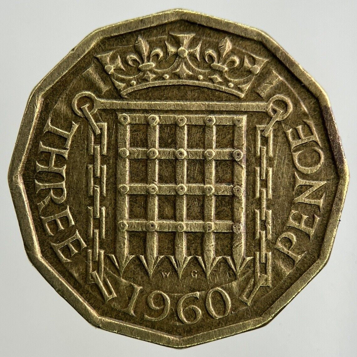 1960 Elizabeth II 2nd Brass Threepence Coin | Fine Collectable Grade