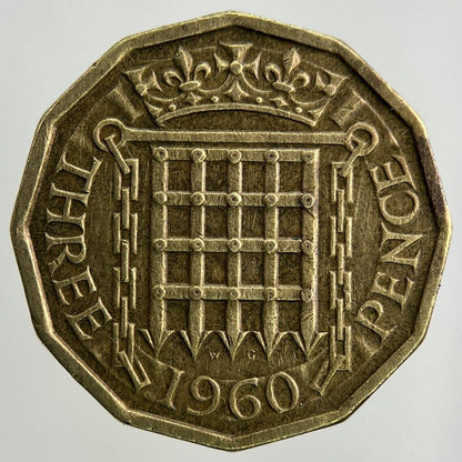 1960 Elizabeth II 2nd Brass Threepence Coin | Fine Collectable Grade