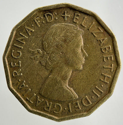 1960 Elizabeth II 2nd Brass Threepence Coin | Fine Collectable Grade