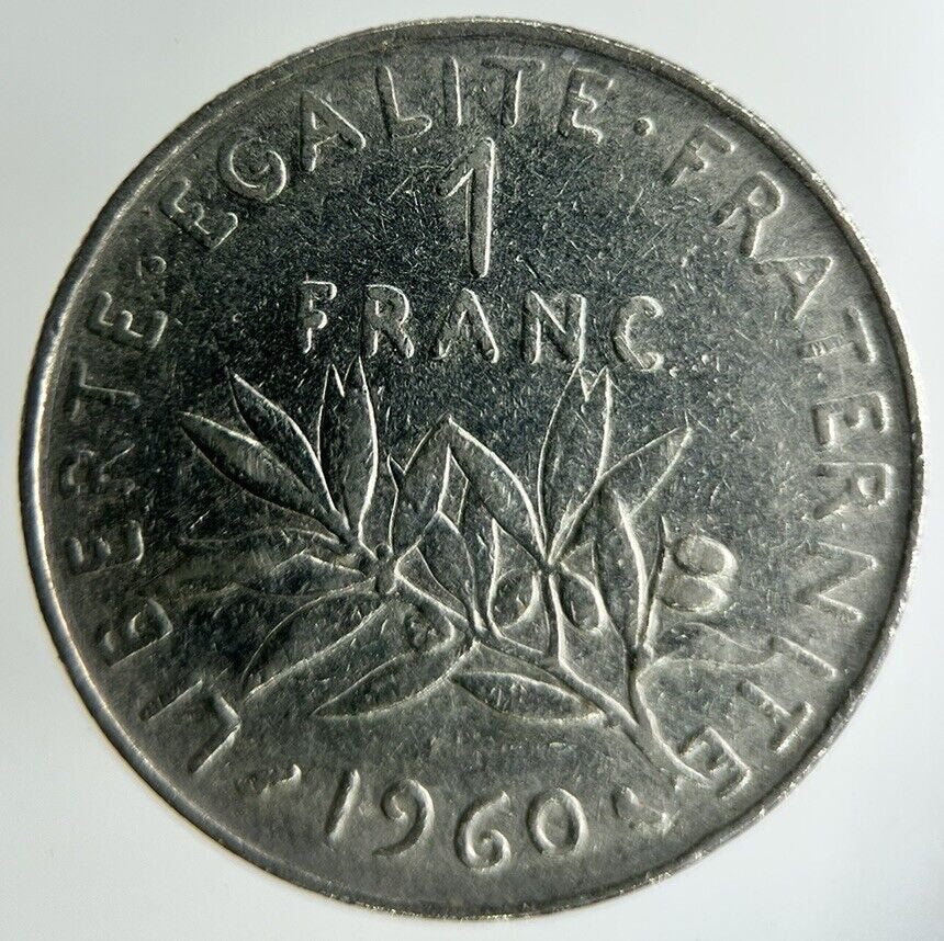 1960 France 1 Franc Coin | Fine Collectable Grade