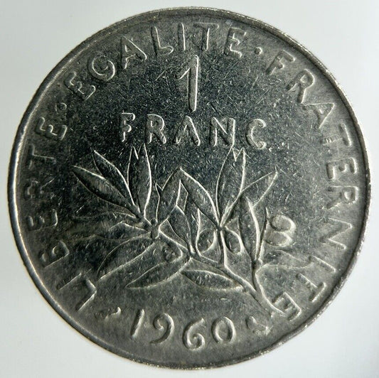 1960 France 1 Franc Coin | Fine Collectable Grade
