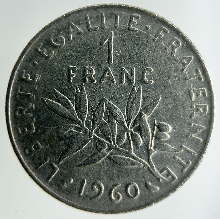 1960 France 1 Franc Coin | Fine Collectable Grade