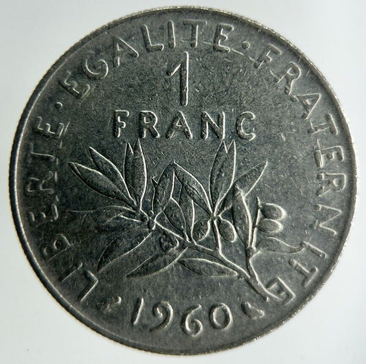 1960 France 1 Franc Coin | Fine Collectable Grade