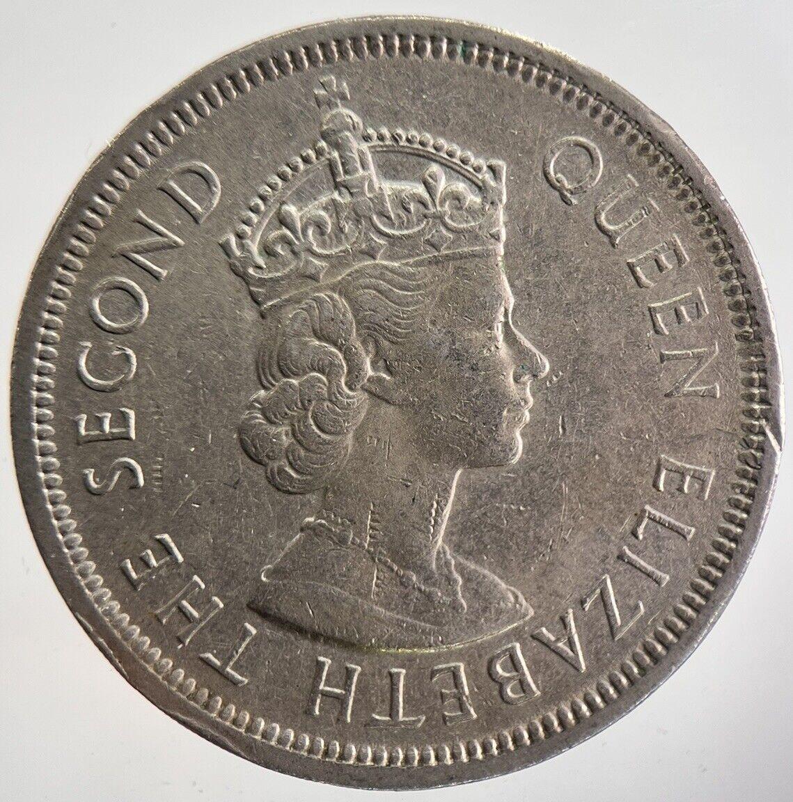 1960 Hong Kong 1 One Dollar Coin | Very High Grade | a4780