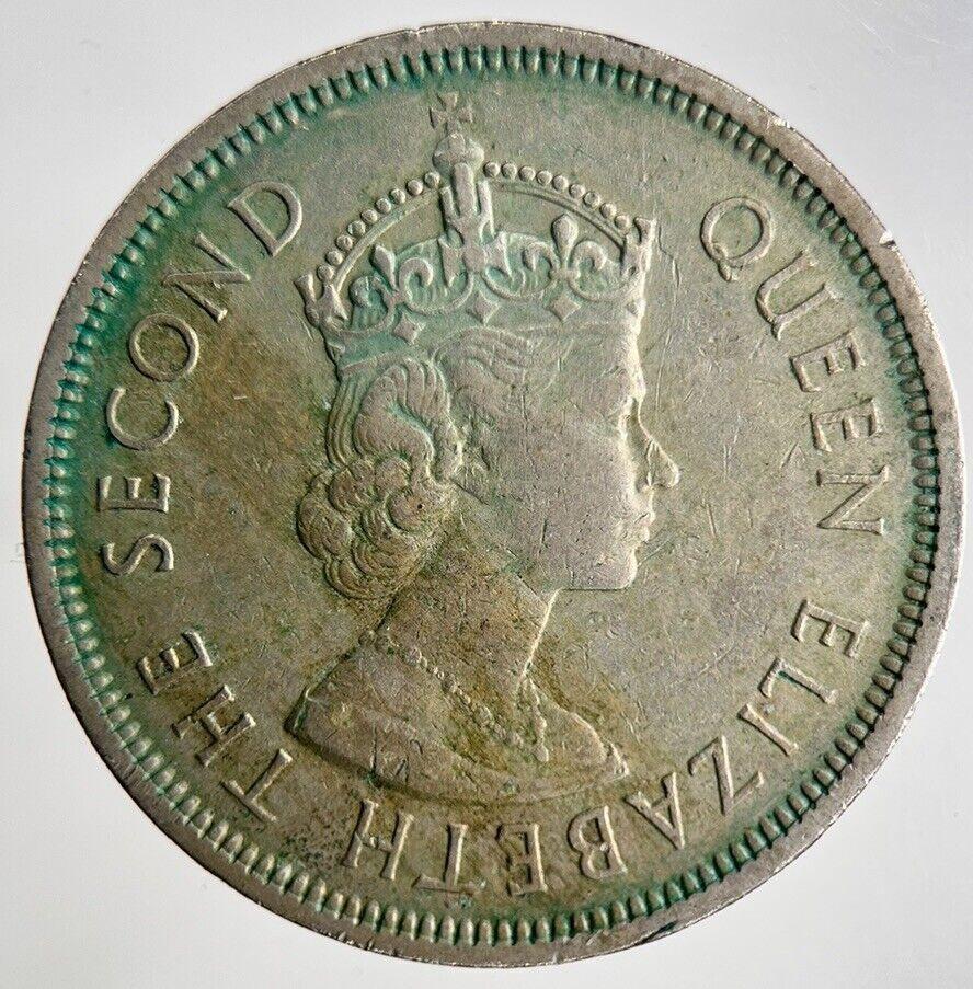 1960 Hong Kong 1 One Dollar Coin | Fine Collectable Grade