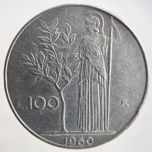 1960 Italy 100 Lira Coin | Fine Collectable Grade