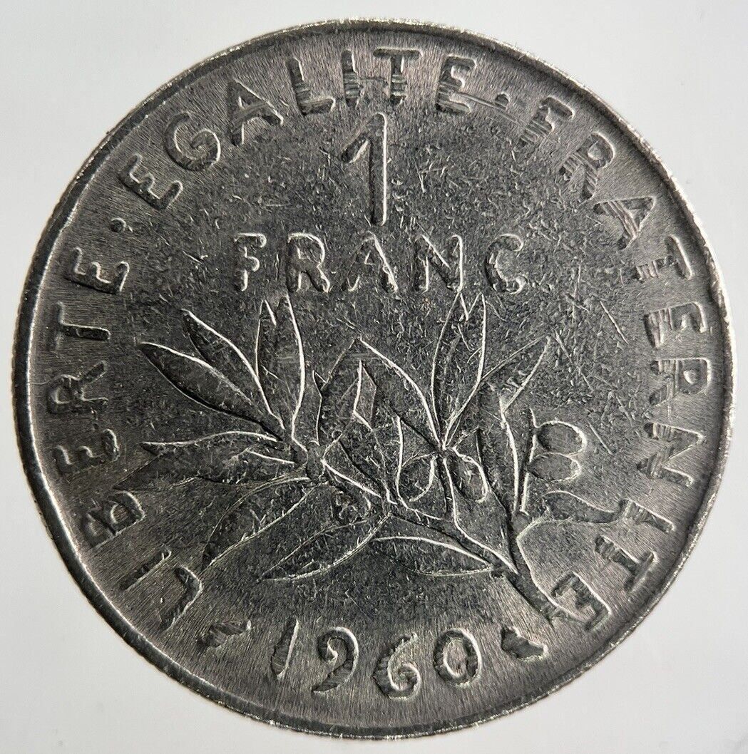 1960 France 1 Franc Coin | Fine Collectable Grade