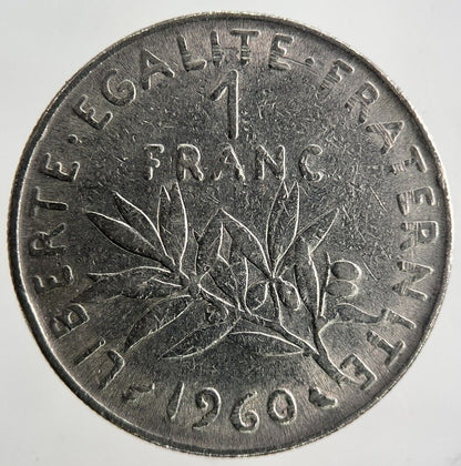 1960 France 1 Franc Coin | Fine Collectable Grade