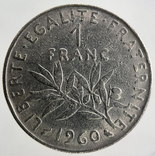 1960 France 1 Franc Coin | Fine Collectable Grade