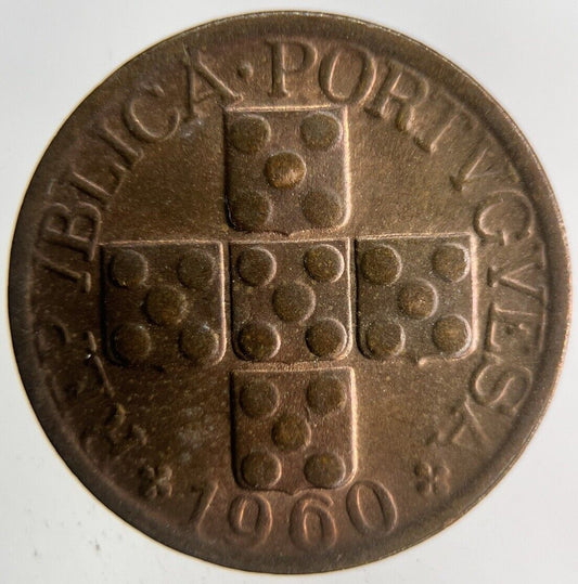 1960 Portugal XX 20 Centavos Coin | Fine Collectable Grade