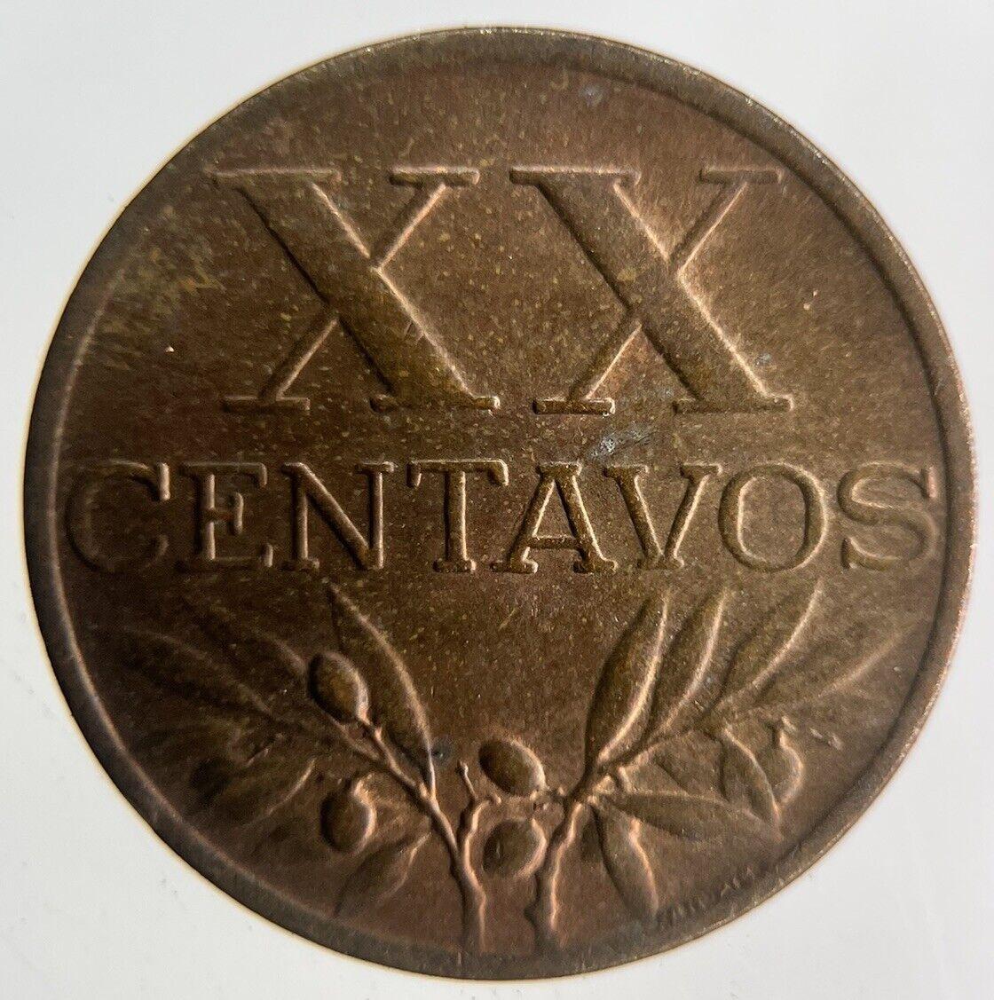 1960 Portugal XX 20 Centavos Coin | Fine Collectable Grade