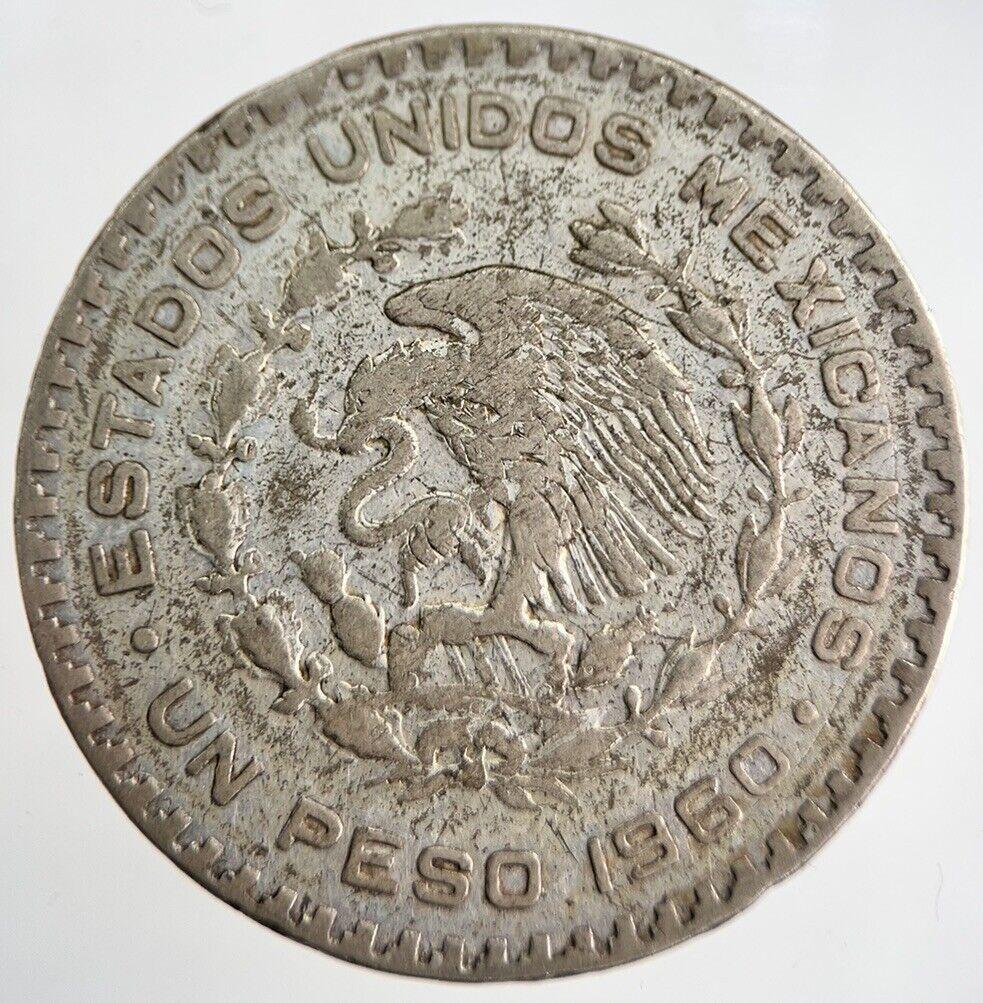 1960 Mexico One Peso Silver Coin | Collectable Grade | a8424