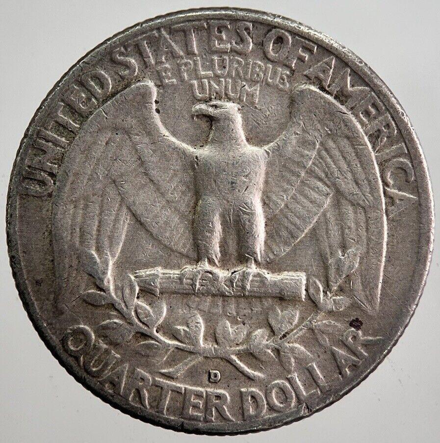 1960-D US USA Quarter Dollar Silver Coin | Fine Collectable Grade | a7940