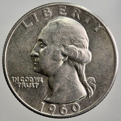 1960-D US USA Quarter Dollar Silver Coin | Fine Collectable Grade | a7941