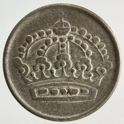 1960 Sweden 10 Ore Silver Coin | Fine Collectable Grade