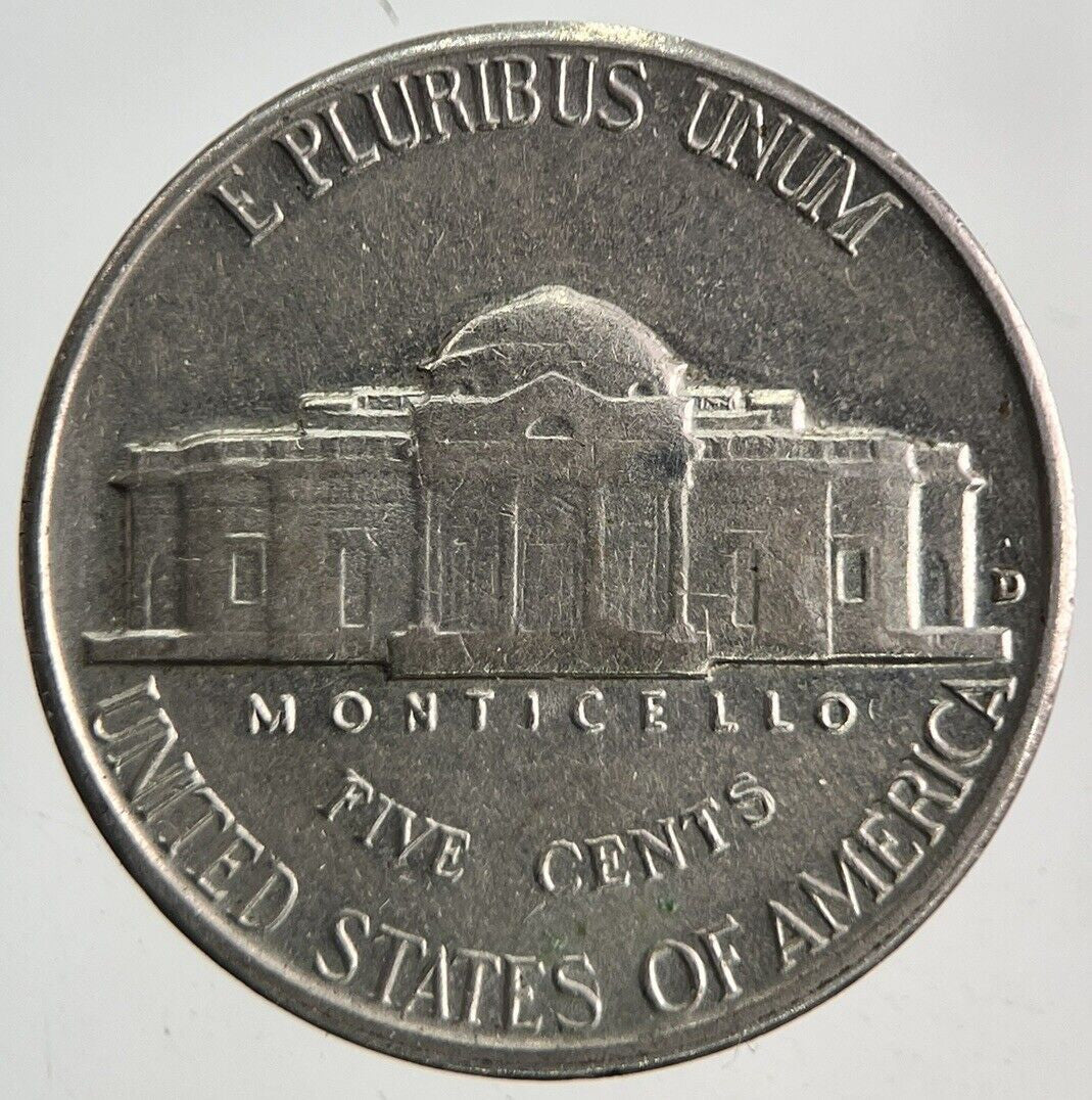 1960 US USA Jefferson Nickel Coin | Fine Collectable Grade