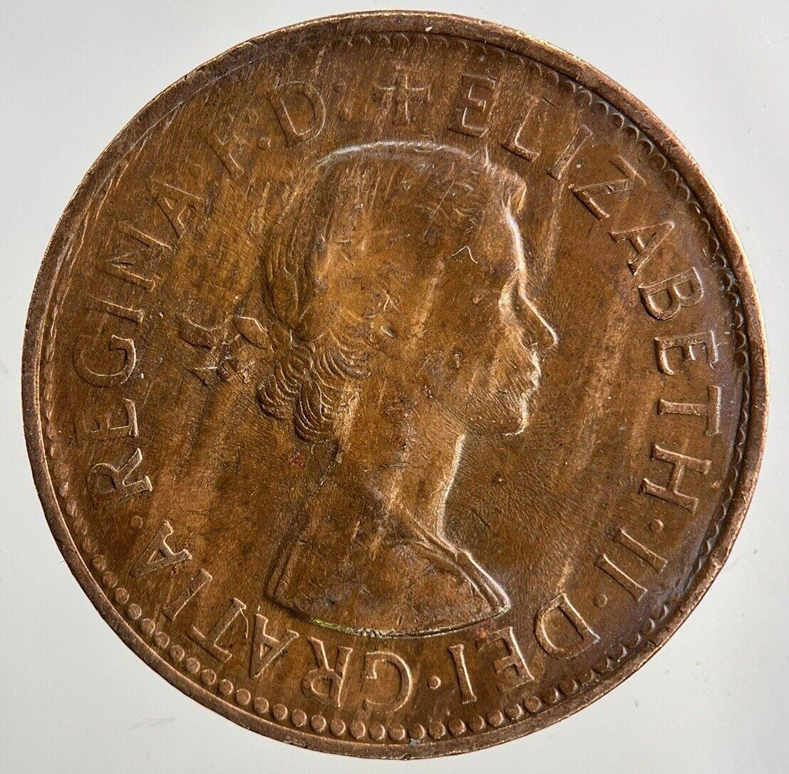 1961 Australia Half-Penny Coin | Fine Collectable Grade