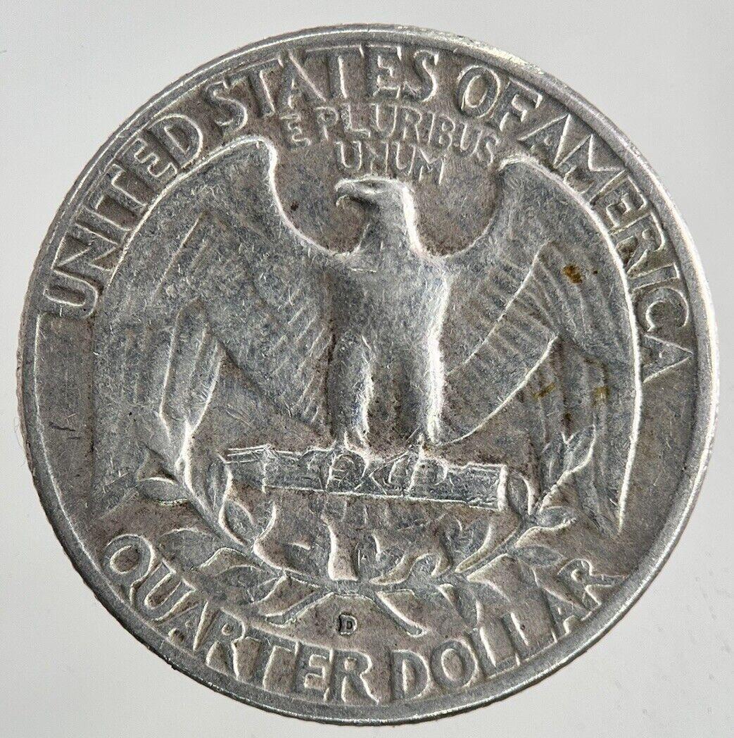 1960-D US USA Quarter Dollar Silver Coin | Fine Collectable Grade