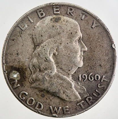 1960-D USA US Benjamin Half-Dollar Silver Coin | Fine Collectable Grade