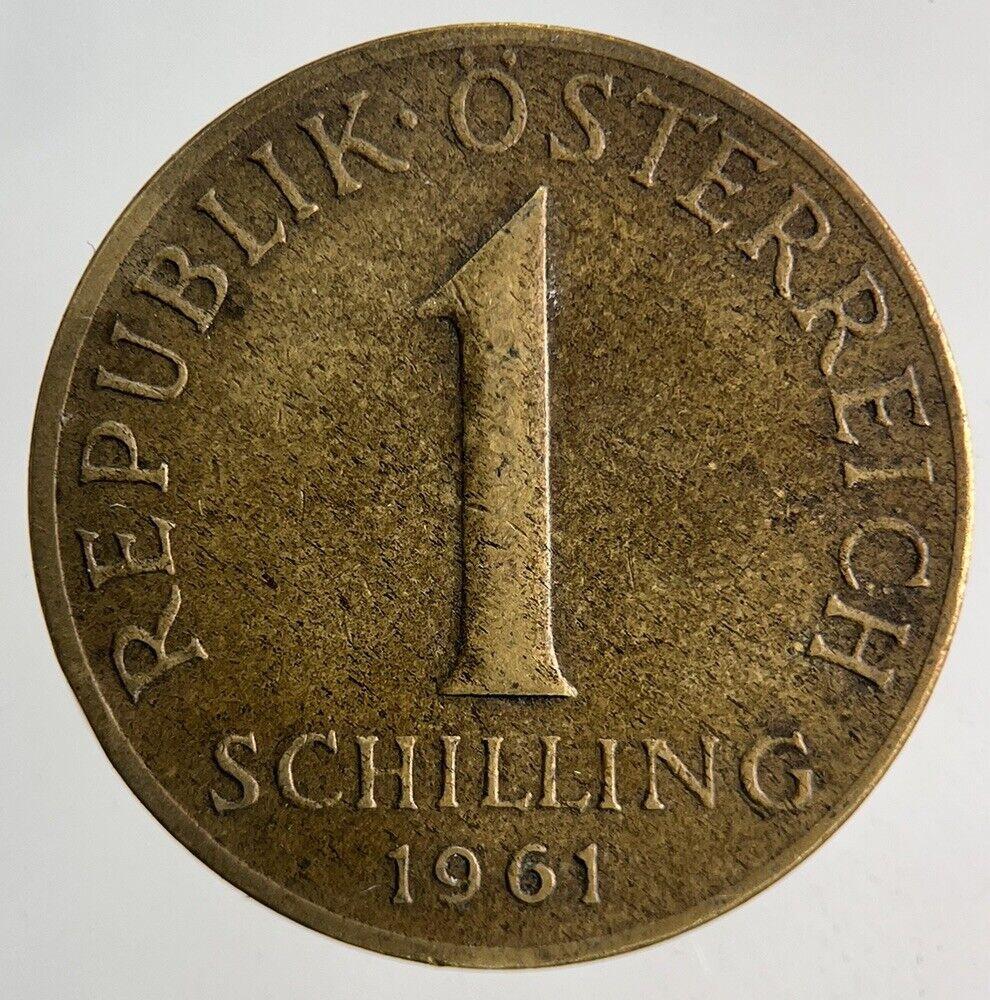 1961 Austria One Schilling Coin | Fine Collectable Grade