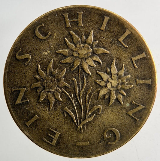 1961 Austria 1 Schilling Coin | Fine Collectable Grade