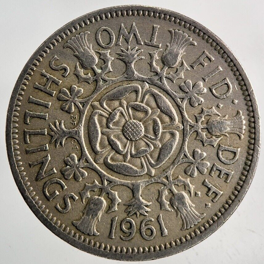 1961 Elizabeth II 2nd Florin Coin | Fine Collectable Grade