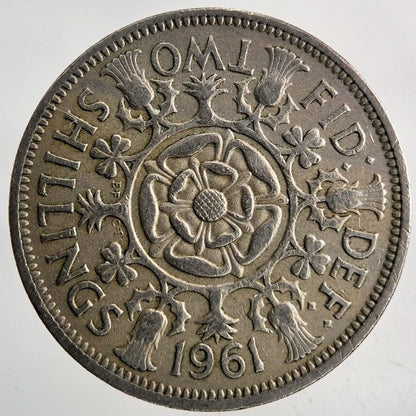 1961 Elizabeth II 2nd Florin Coin | Fine Collectable Grade