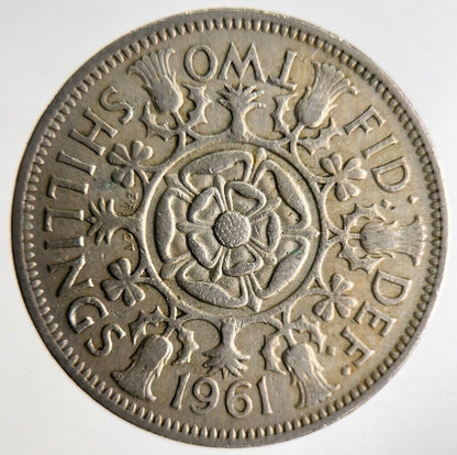 1961 Elizabeth II 2nd One Florin Coin | Fine Collectable Grade