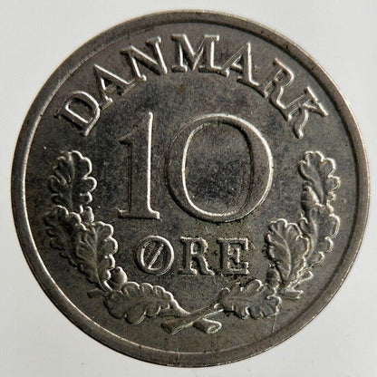 1961 Denmark 10 Ore Coin | Fine Collectable Grade