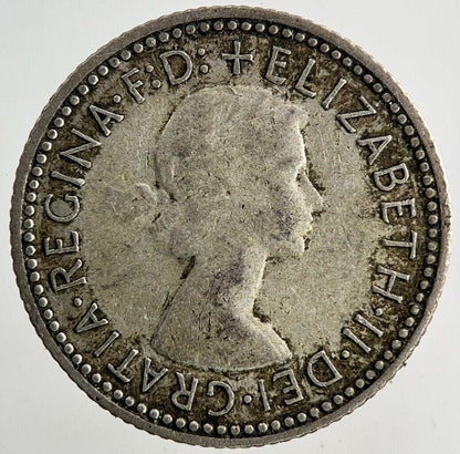 1961 Australia Sixpence Silver Coin | Fine Collectable Grade