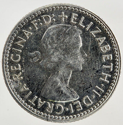 1961 Australia Sixpence Silver Coin | Fine Collectable Grade