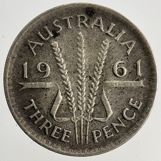 1961 Australia Threepence Silver Coin | Fine Collectable Grade