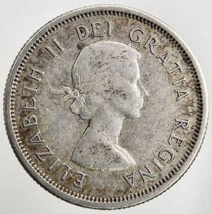 1961 Canada 25 Cents Silver Coin | Fine Collectable Grade