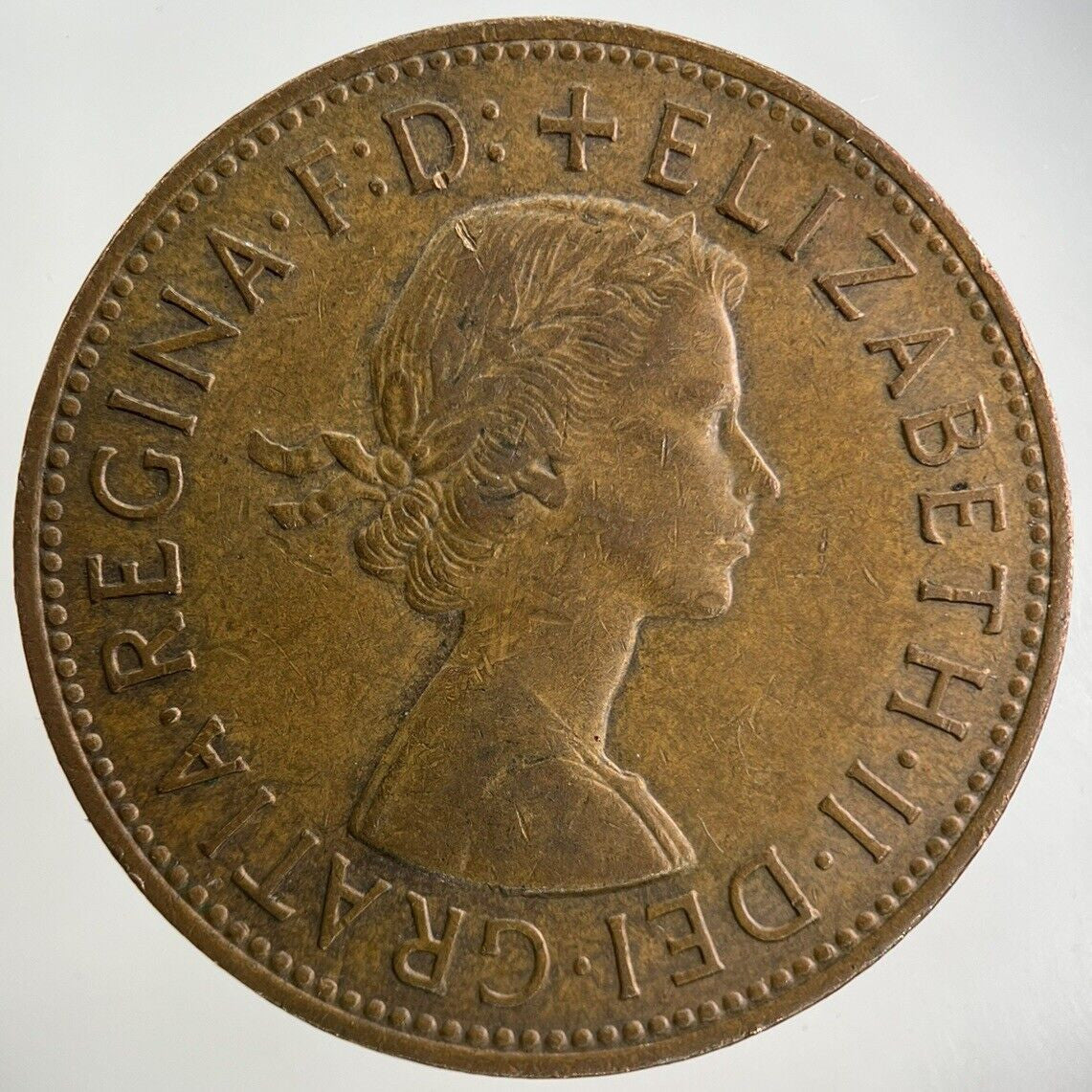 1961 Elizabeth II 2nd One Penny Coin | Fine Collectable Grade