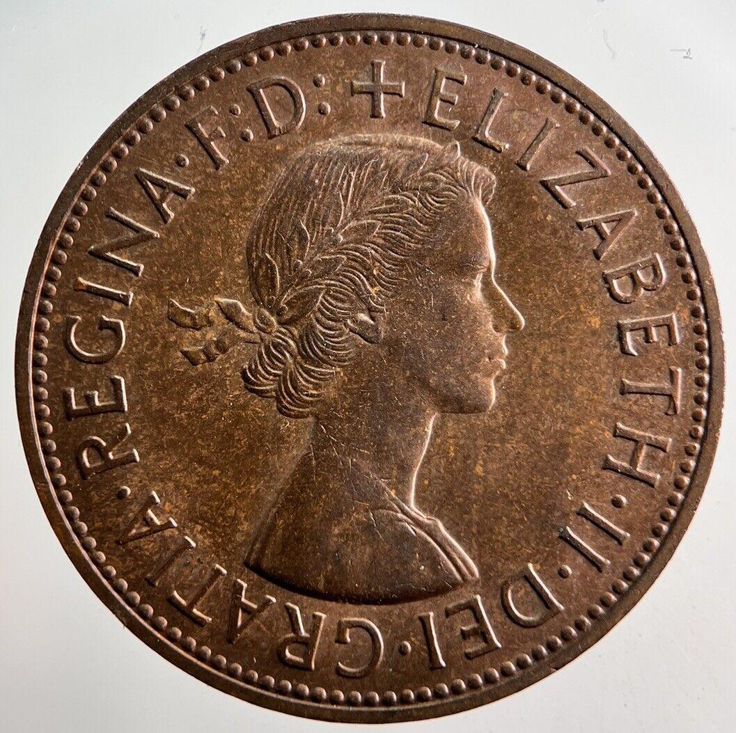 1961 Elizabeth II 2nd One Penny Coin | Very High Grade