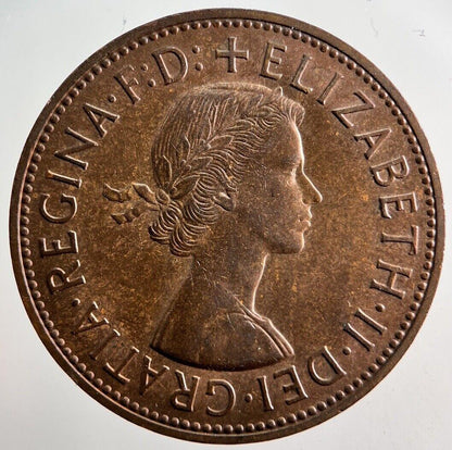 1961 Elizabeth II 2nd One Penny Coin | Very High Grade