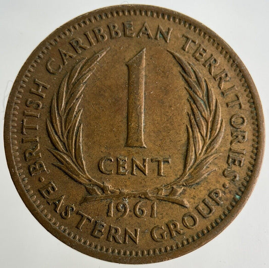 1961 British Caribbean Territories 1 Cent Coin | Fine Collectable Grade