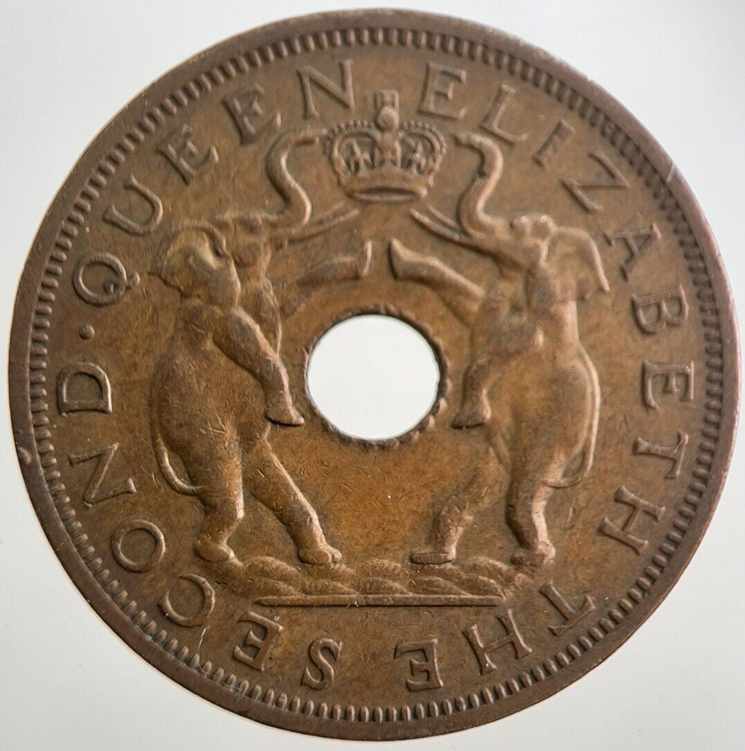 1961 Rhodesia Africa One Penny Coin | Very High Grade | a7557