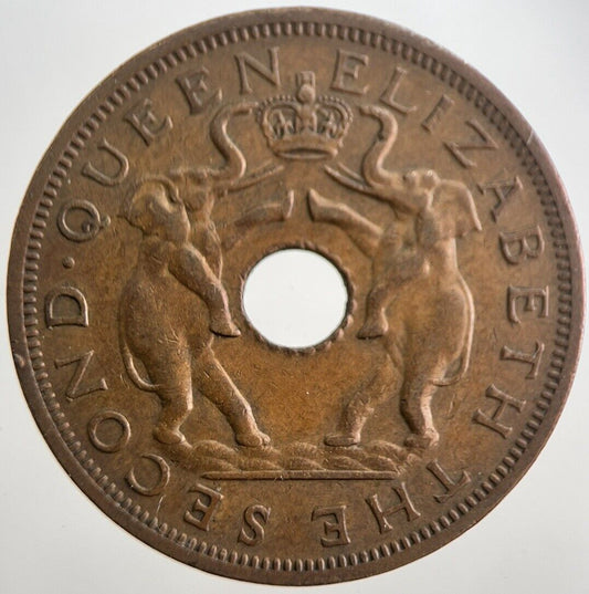 1961 Rhodesia Africa One Penny Coin | Very High Grade | a7557