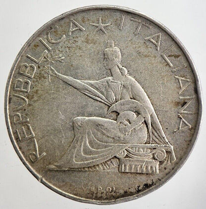 1961 Italy 500 Lira Silver Coin | Very High Grade | a4752