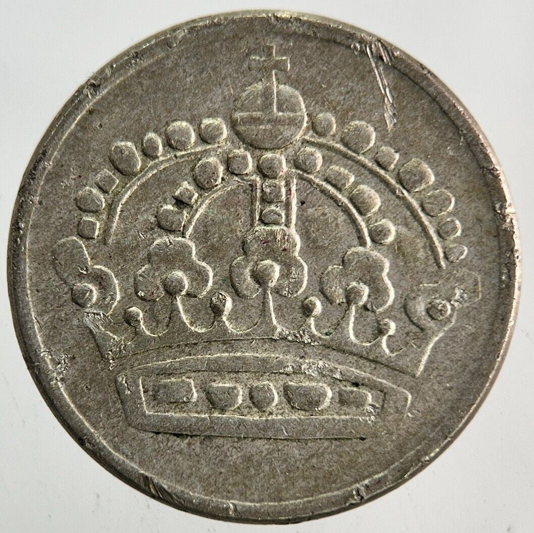 1961 Sweden 25 Ore Silver Coin | Collectable Grade