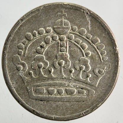 1961 Sweden 25 Ore Silver Coin | Collectable Grade