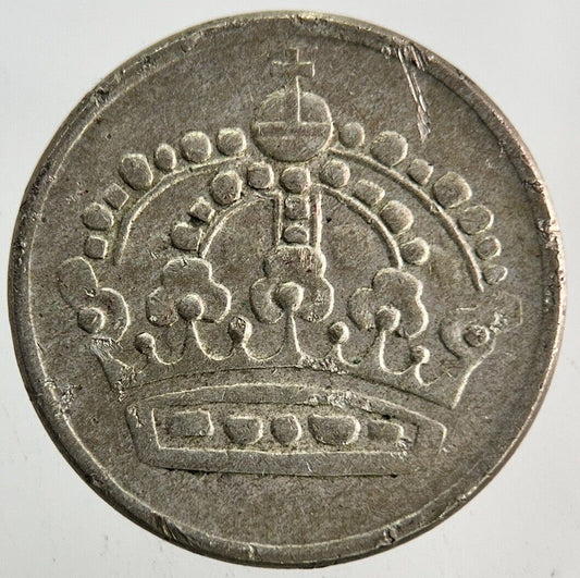 1961 Sweden 25 Ore Silver Coin | Collectable Grade