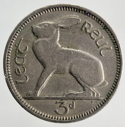 1961 Irish Threepence Rabbit Coin | Fine Collectable Grade
