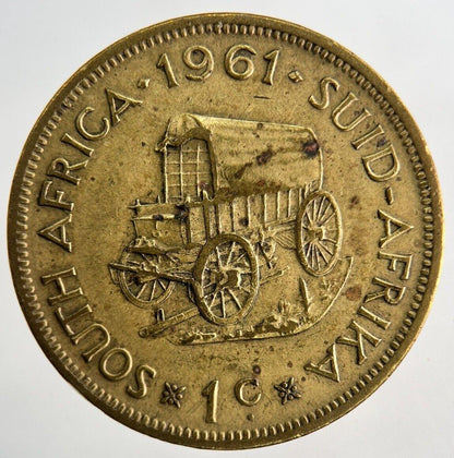 1961 South Africa One Penny Coin | Fine Collectable Grade
