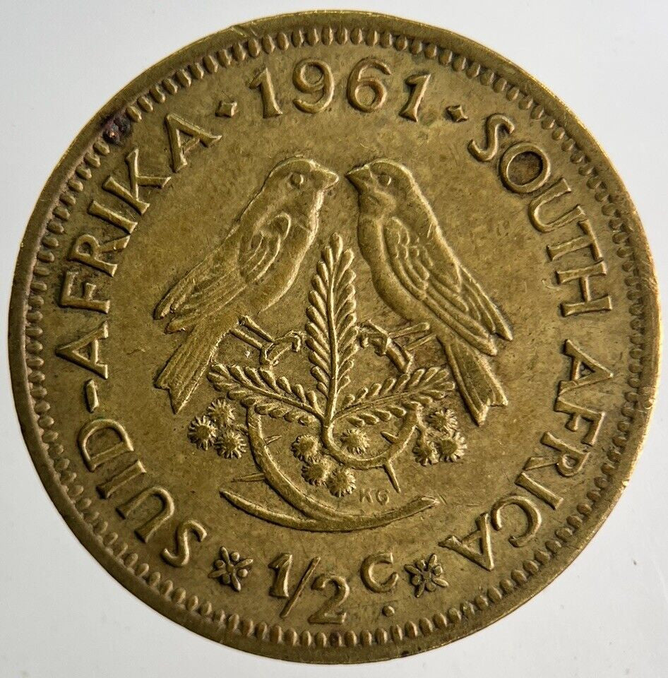 1961 South Africa Half-Penny Coin | Fine Collectable Grade