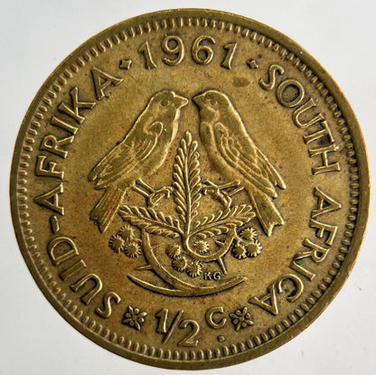 1961 South Africa Half-Penny Coin | Fine Collectable Grade