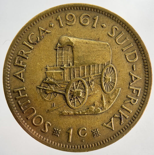1961 South Africa One Penny Coin | Fine Collectable Grade