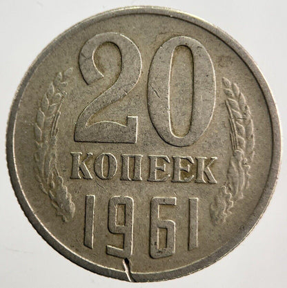 1961 Russia 20 Kopek Coin | Collectable Grade | a3873